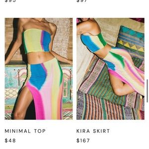 INDAH clothing Kira skirt & minimal top